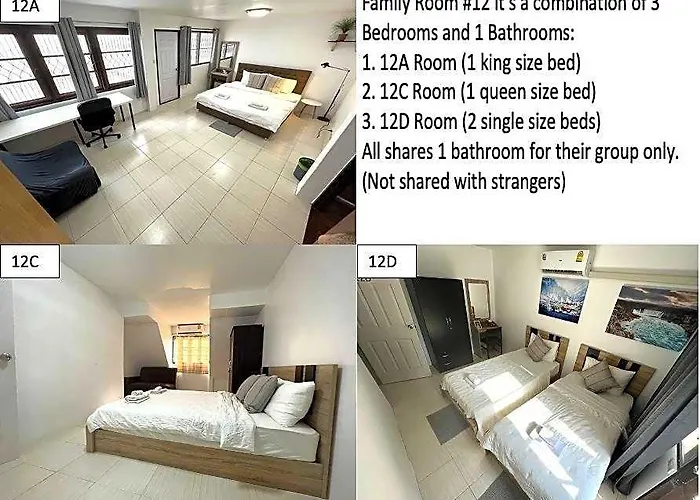 Sukhumvit Soi 12: 3 Bed / 1 Bath For 6 Ppl Group 酒店 曼谷